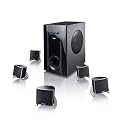 Teufel Concept E 100 "5.1-Set" Schwarz PC/Multimedia-Lautsprecher-Set