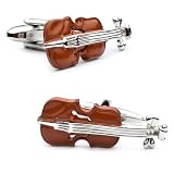 Enamel Violin Cufflinks