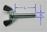 ユニクロ蝶ボルト6(D)×20(L)mm(2セット入)