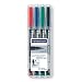 Staedtler CD Marker, Assorted Wallet of 4
