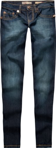 YMI Contrast Stitch Womens Denim Leggings product image