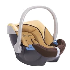 Cybex 050045005 - Aton Autokindersitz / Babyschale Gruppe 0+ (0 bis 18 kg), ab der Geburt bis ca. 15 Monate, sand-beige / brown