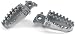 XR 250 400 600 MOOSE STAINLESS STEEL FOOT PEGS