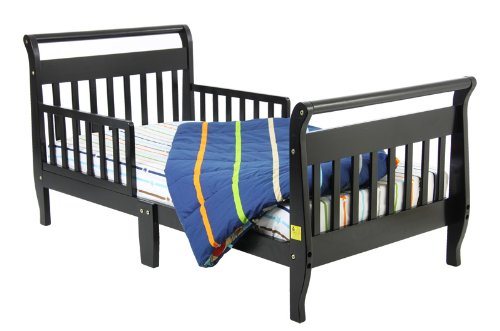 Dream On Me Classic Sleigh Toddler Bed - Black
