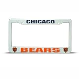 Chicago Bears Plastic Nfl license plate frame Tag Holder
