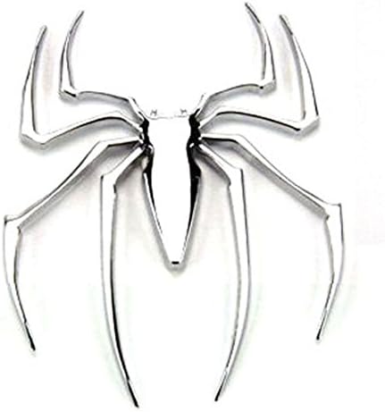 Biao Hua 3D Spider Metal Style Decals Personalize Your Car Or Motorcycle.