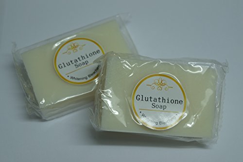 Glutathione Soap Whitening Bleaching 70 Gms Professional Whitening Handmade Soap Super White Pack of 2 Bars Save Over 25%
