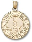 Tennessee Volunteers Solid 10K Gold Seal Pendant