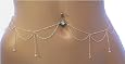 Belly Button Ring Navel Body Jewelry Dangle Chain 14 Gauge