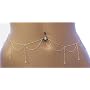 Belly Button Ring Navel Body Jewelry Dangle Chain 14 Gauge