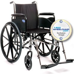 Invacare Tracer SX5 Wheelchair, 18 x 16 with Desk Length Flip-Back Arms