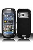 Nokia C7 Astound Rubberized Shield Hard Case - Black (Free HandHelditems Sk ....
