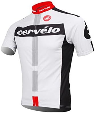 LingDing Mens 2015 Cervelo Castelli MTB Road Breathable Cycling Short Sleeve Jersey Medium