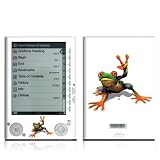 Peace Out Frog Design Protective Decal Skin Sticker for Sony Digital Reader PRS-505 Models