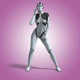 Sexy Female Android or Robot.with Clipping Path - 24