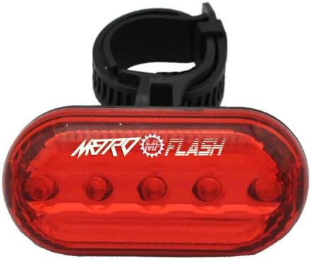 MetroFlash Blinky "5" 5-Led Rear Bicycle Light