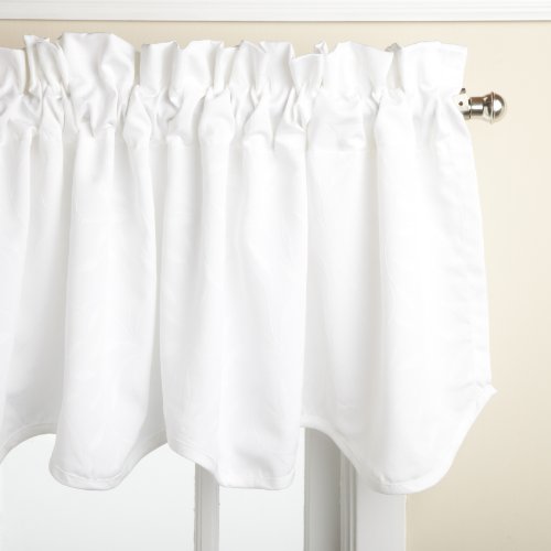 Lorraine Home Fashions Whitfield 52 Inch By 18 Inch Scalloped