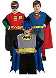 Action Trio Halloween Costume Set (Batman, Superman, and Robin)