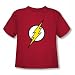 Search : Justice League - Flash Logo Toddler T-Shirt In Red