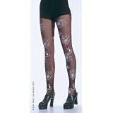 Sheer Pantyhose With Glow In The Dark Printing