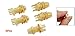 Uxcell a11053100ux0301 Female RF Coaxial Connector Straight (Pack of 5)