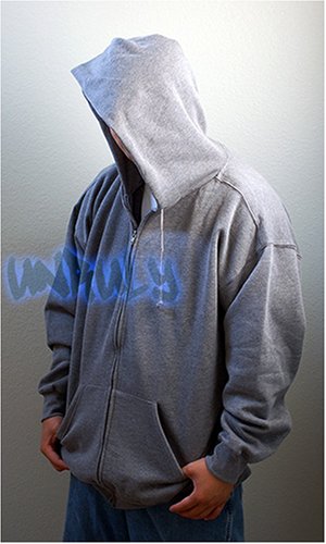 Buy Size: XXL - Charcoal Grey, Unruly Athletic Mens Plain Hooded Zip-up Zipper Fleece Sweatshirt... by UNRULY