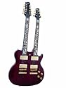 DIMAVERY DN-604 E-Gitarre LP Dbl.Neck, wr