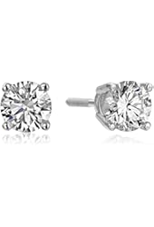 IGI Certified 14k White Gold Lab Diamond Stud Earrings (3/4 cttw, I-J Color, SI1-SI2 Clarity)