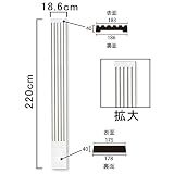 装飾柱　ピラスター（コラム）　柱　ゴールデンモール　ポリウレタン製　NMG425