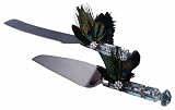 Ivy Lane Wedding Designs Peacock Collection Cake-Knife and Server Set