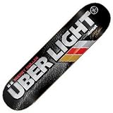 Almost Uber Light Emblem - Rodney Mullen Skateboard Deck - 7.5 in. x 31.6 in. - Silver