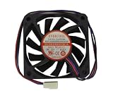 Evercool 60 x 60 x 10mm High-Speed Fan 3pin, EC6010HH12CA