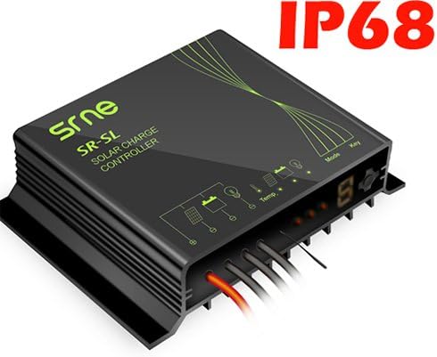 UNIUSMORE© Solar Charge Controller Solar automatic identification IP68 waterproof solar photovoltaic panel battery charge controller &amp; solar regulator