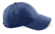 Beechfield Low Profile Vintage cap with frayed peak (8 colours)