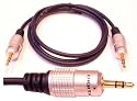 0.5 Metre Gold Plated OFC 3.5mm Earphone Jack Plug to Jack Plug Dubbing Cable - 20" long