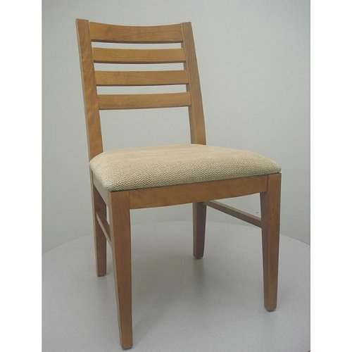 Epic Beech Wood Dining Room - Kitchen Side Chair - Cherry - Wheat Microfiber