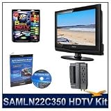 Samsung LN22C350 22 LCD HDTV, 720p (1366 x 768), Cold Cathode Fluorescent Lamp LCD, AV Home Theater Power Protection (6 outlet 2100 joules protection), Calibration DVD (Brings out your HDTV's Full Potential), High-performance Hook-Up & Maintenance Kit