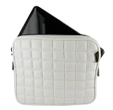 Dell Inspiron Mini 10 IM10-USE008AM Mobile Broadband 10.1-Inch Netbook Memory Foam Netbook Laptop Sleeve Slipcase - White Faux Leather