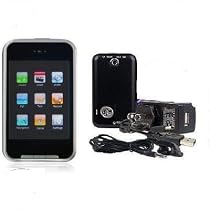 8 GB MP4/MP3 Player with FM Radio, Camera, Voice Recorder, USB Portable, and 2.8-inch Touchscreen