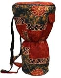 Red Celestial Djembe Bag, L: 20 x 10