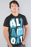 Altamont The Poison Pen Tee in Black,T-shirts for Men Altamont The Poison Pen Tee in Black,T-shirts for Men