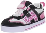  Heelys Blossom Skate Shoe (Toddler), Black / White / Pink, 1 M U.S. Toddler 