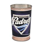 San Diego Padres MLB Tapered Wastebasket (15" Height)