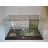 Acrylic Hole in One Golf Trophy Display Case with Solid Walnut Base by