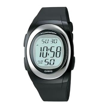 Casio Oval Shape Digital Chronograph Watch Model FE-10