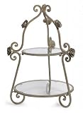 2-Tier Rose Plate Holder - IMAX - 56160
