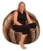 Comfy Bean Beanbag Large Faux Fur