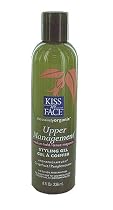 Kiss My Face Upper Management Natural Styling Gel, 8-Ounce Bottles (Pack of 3)