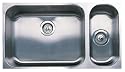 Blanco 501-108 Blancospex 1-1/2 Bowl Undermount Kitchen Sink, Satin
