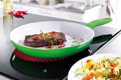 TV Werbung - 1184006 Brat Maxx Induktions-Keramikpfanne in gr&uuml;n 28cm Preisvergleich